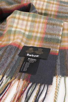 Barbour Lonnen Check Wrap - Navy/Lilac LSC0247_NY71_OS