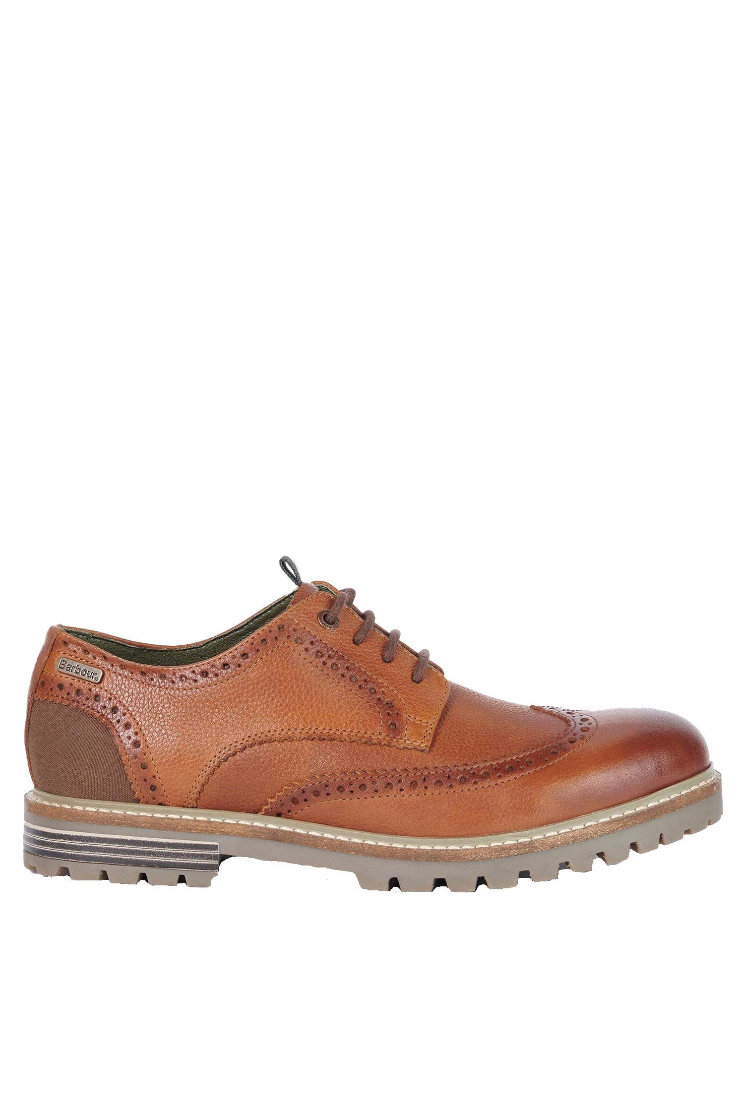 Barbour Marble Brogues - Almond