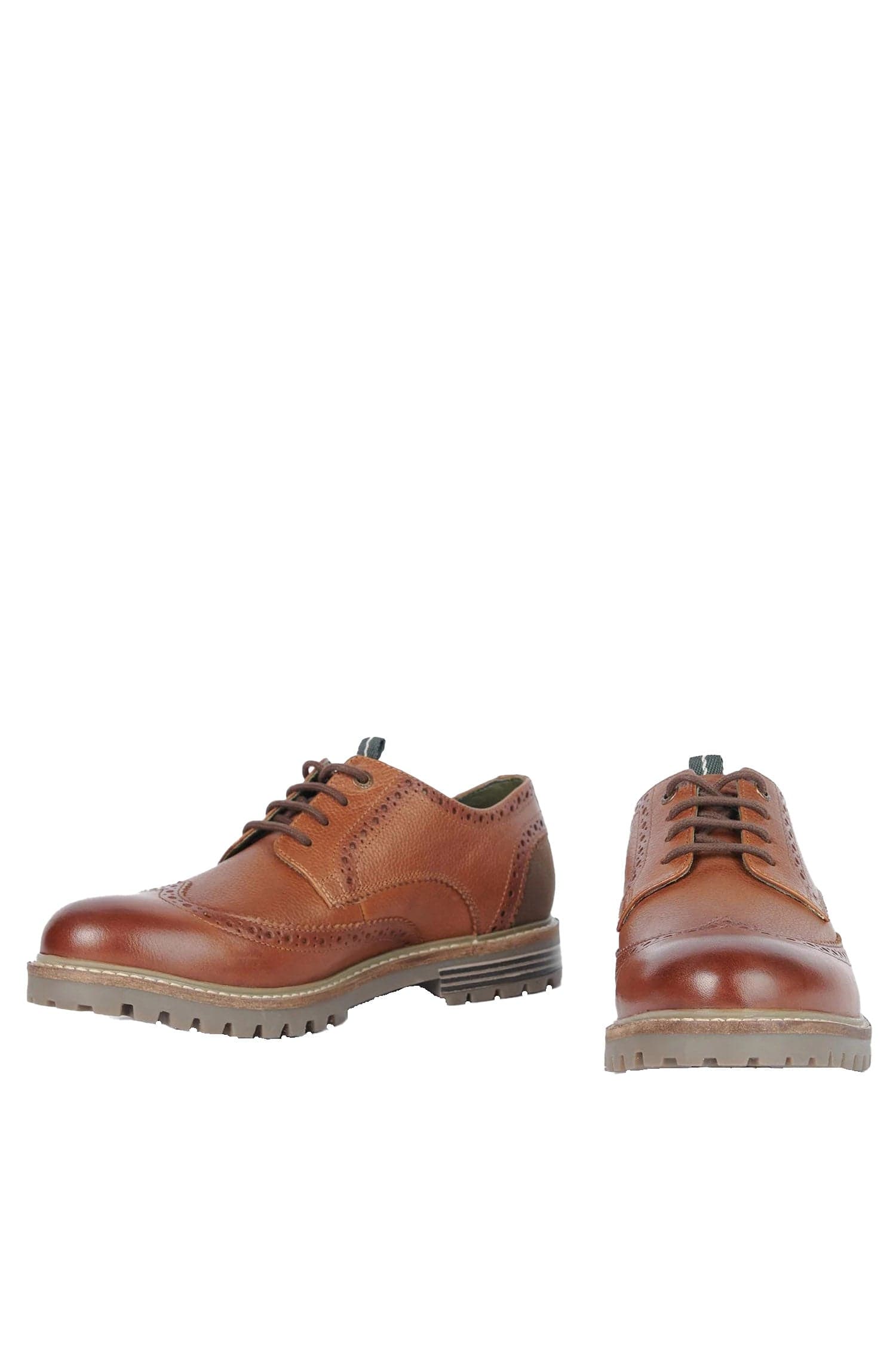 Barbour Marble Brogues - Almond