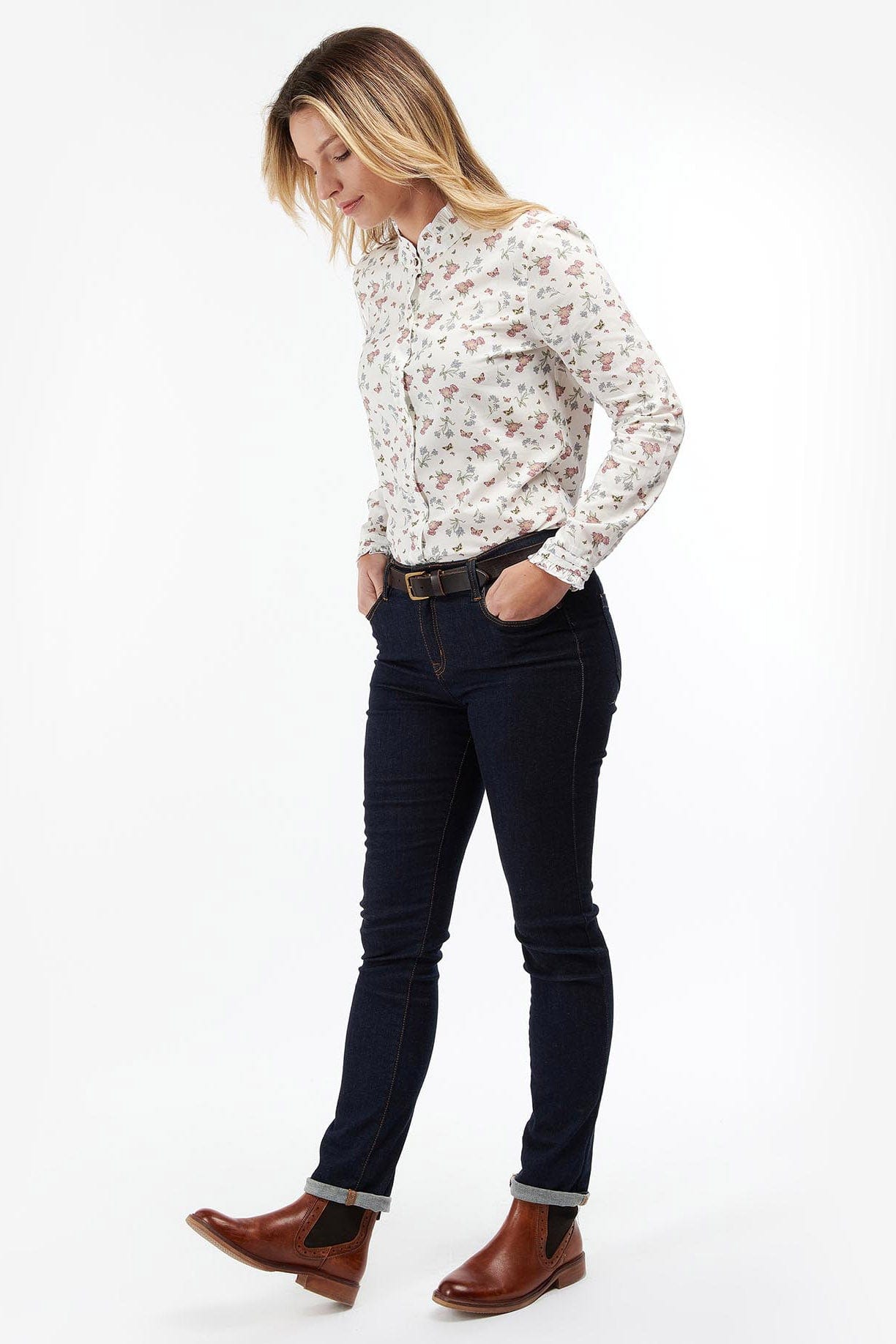 Barbour Marlowe Shirt - White Print