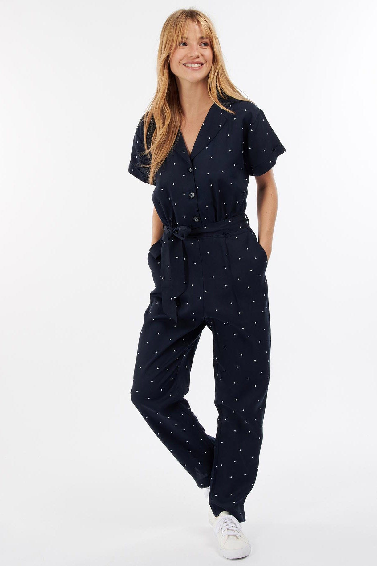 Barbour Melita Jumpsuit - Navy Print