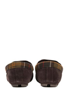 Barbour Mens Monty Suede Slippers - Brown Suede