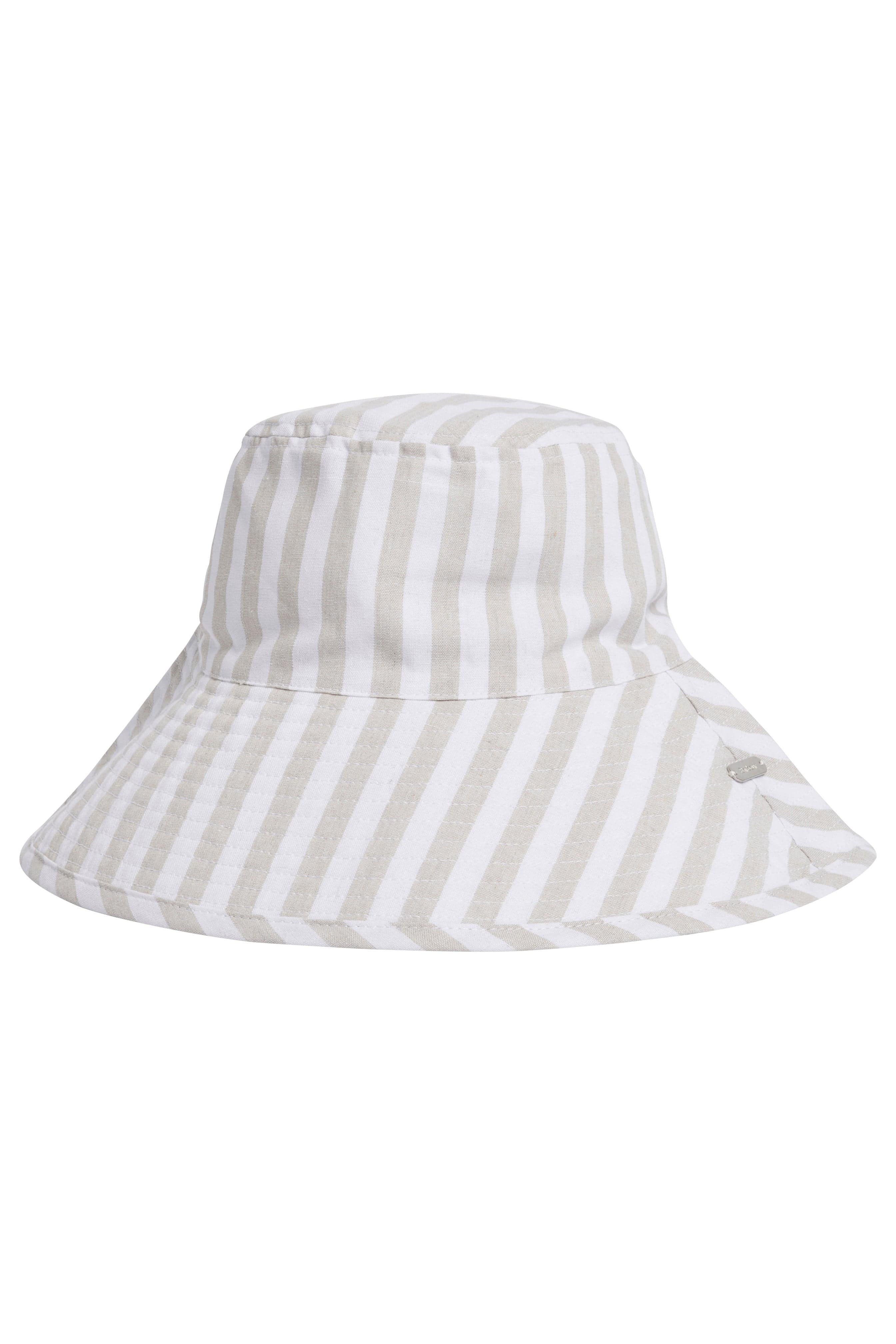 Barbour Millie Bucket Hat - Light Sand Stripe