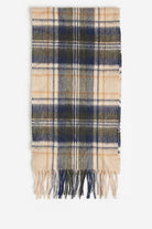 Barbour New Check Tartan Scarf - Sand Beige Plaid USC0137_BE51_OS