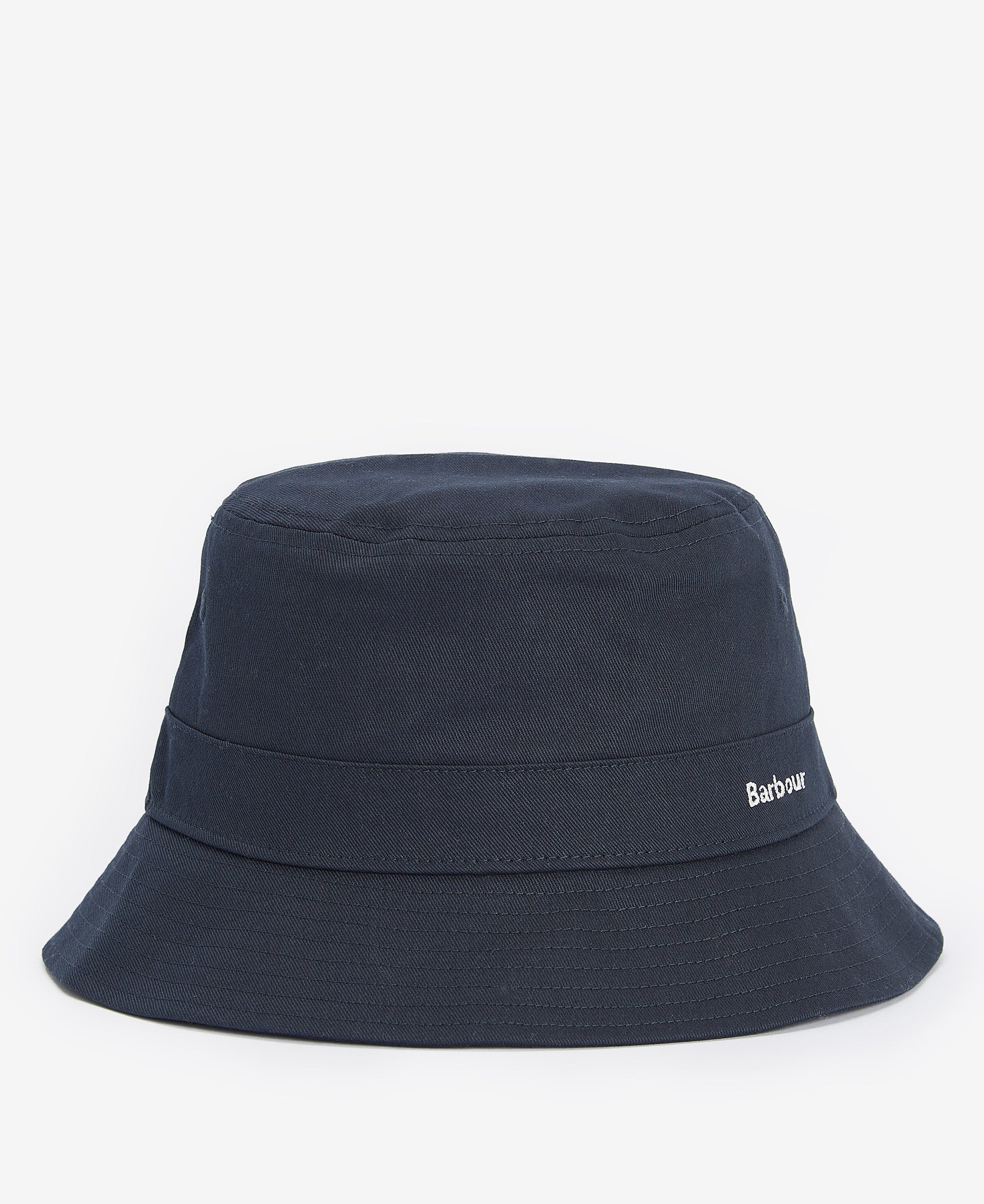 Barbour Olivia Cotton Bucket Hat - Navy/Ecru