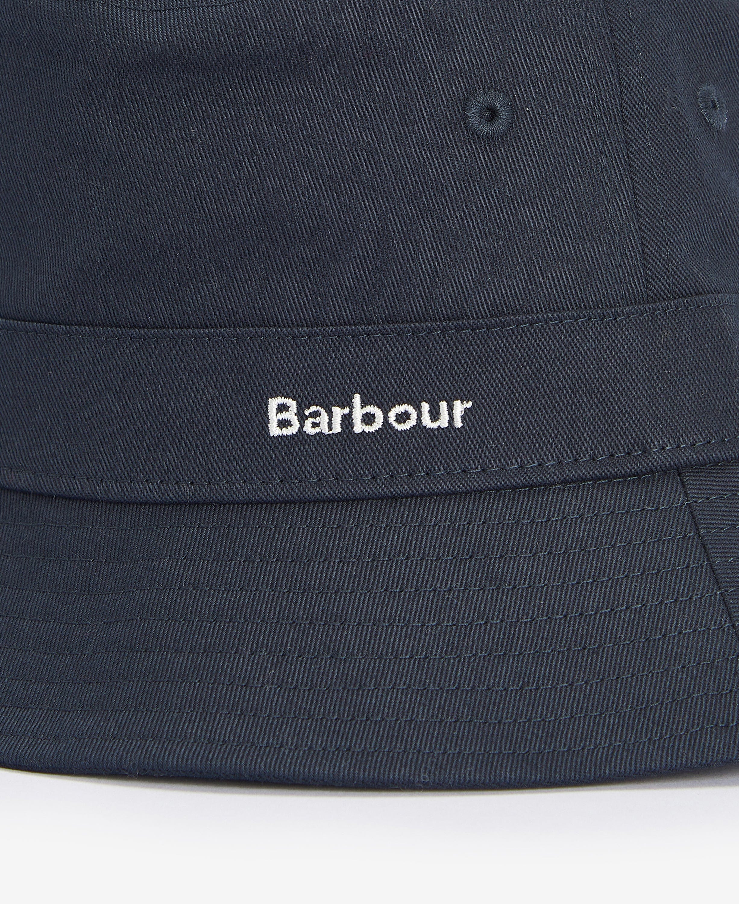 Barbour Olivia Cotton Bucket Hat - Navy/Ecru