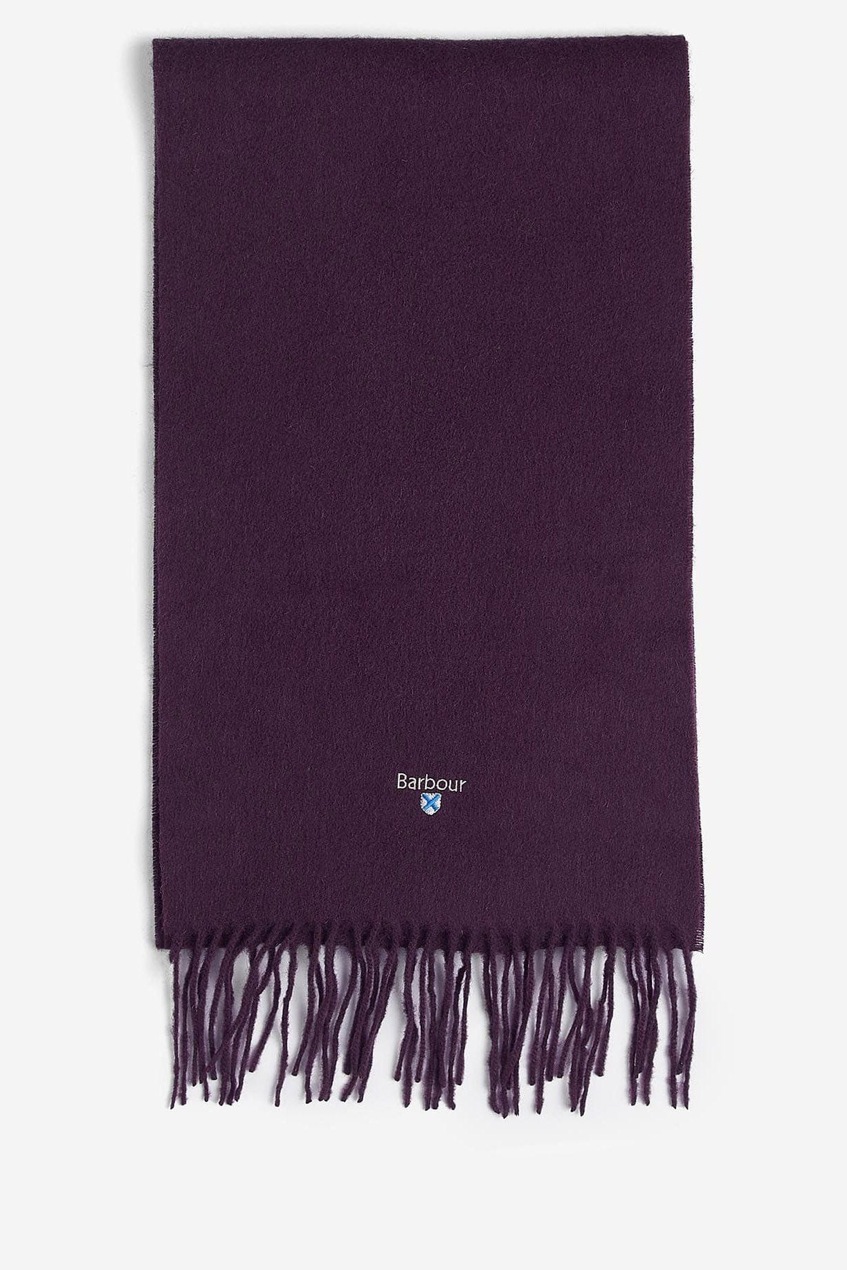 Barbour Plain Lambswool Scarf - Damson USC0008_PU35_OS