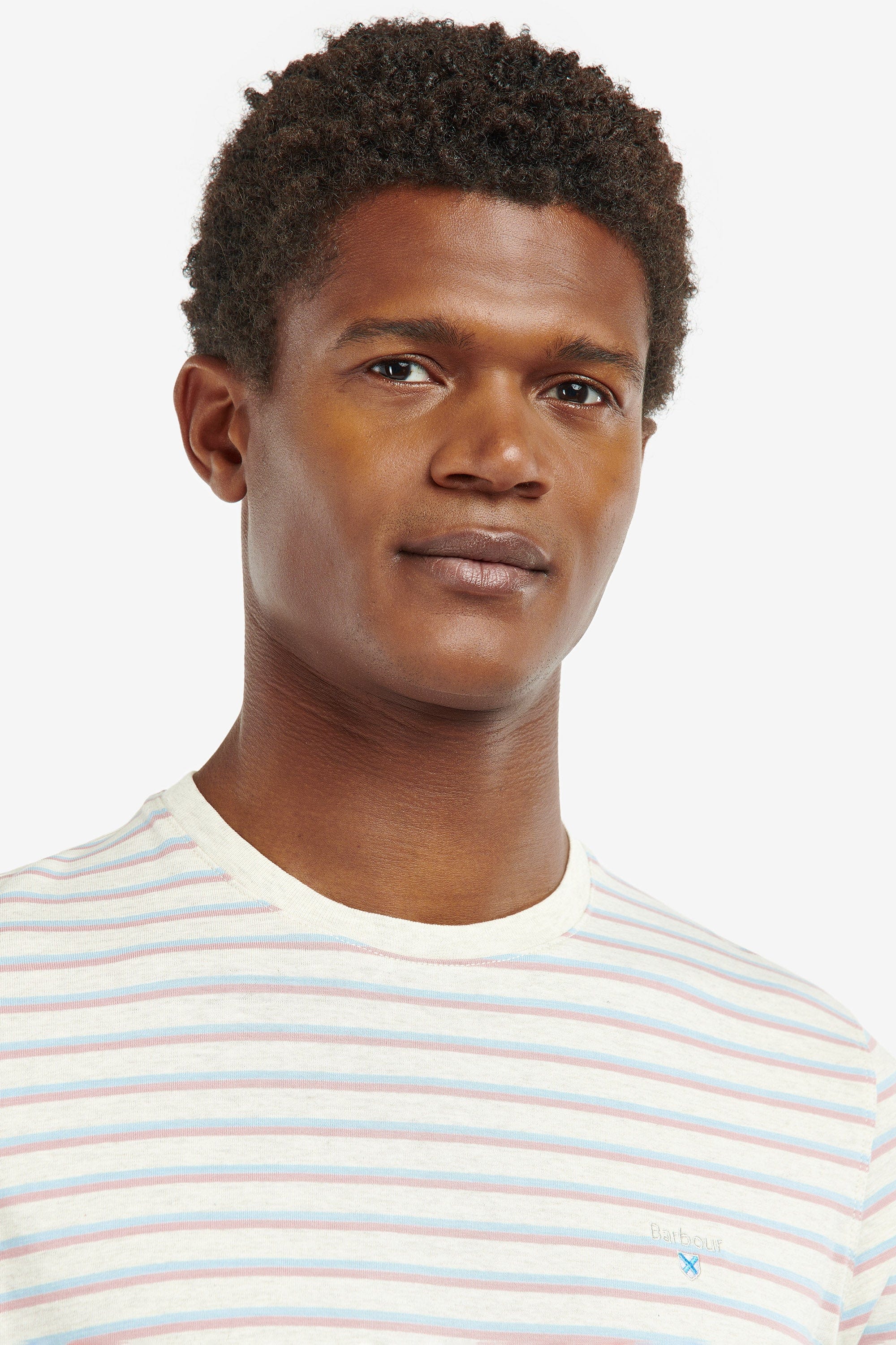 Barbour Ponte Stripe T Shirt - White