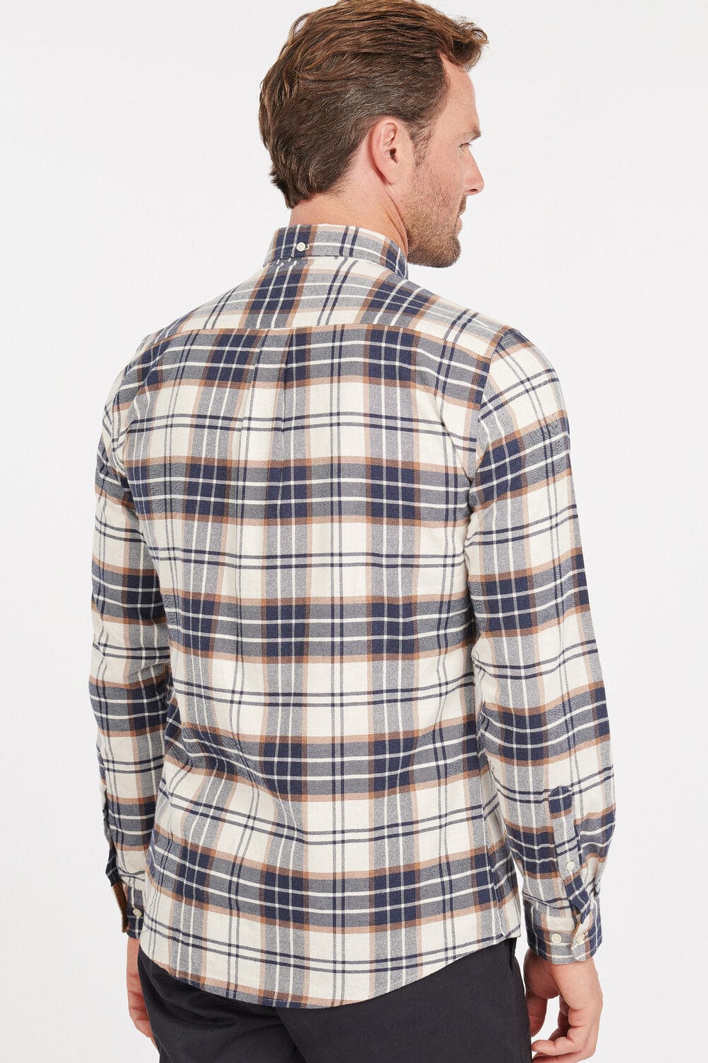 Barbour Portdown Tailored Shirt - Ecru