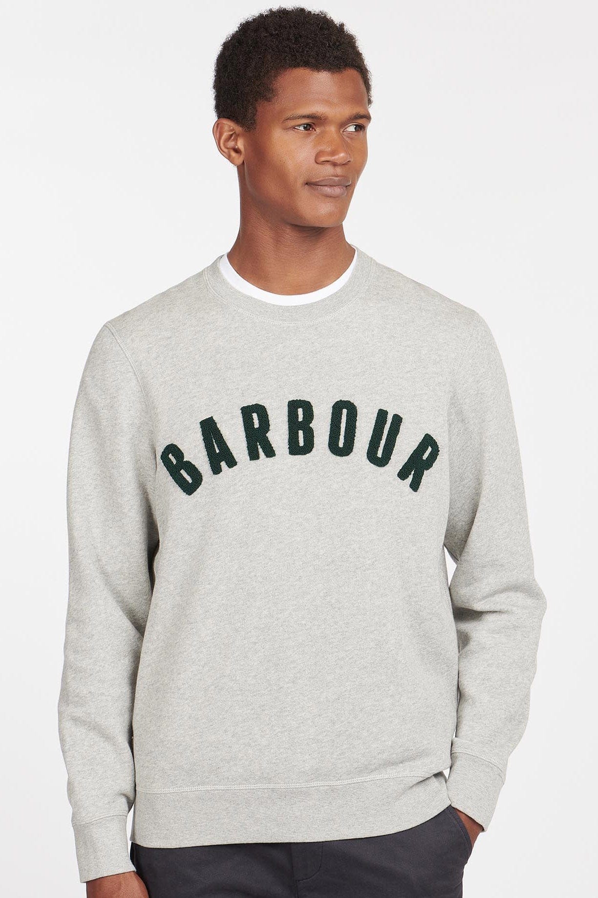 Barbour Prep Logo Sweatshirt - Grey Marl