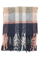 Barbour Rawson Check Scarf - Navy/Pink Rust LSC0438_NY91_OS