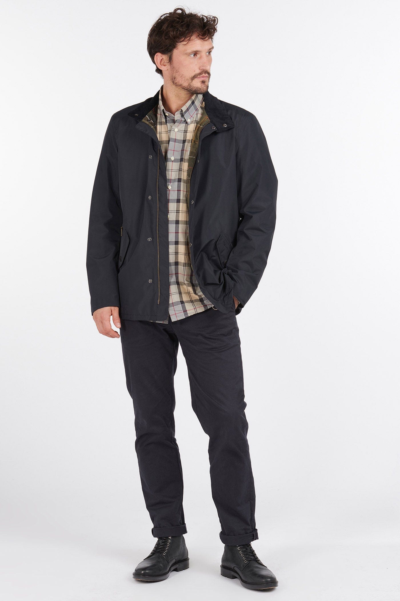 Barbour Spoonbill Waterproof Jacket - Navy