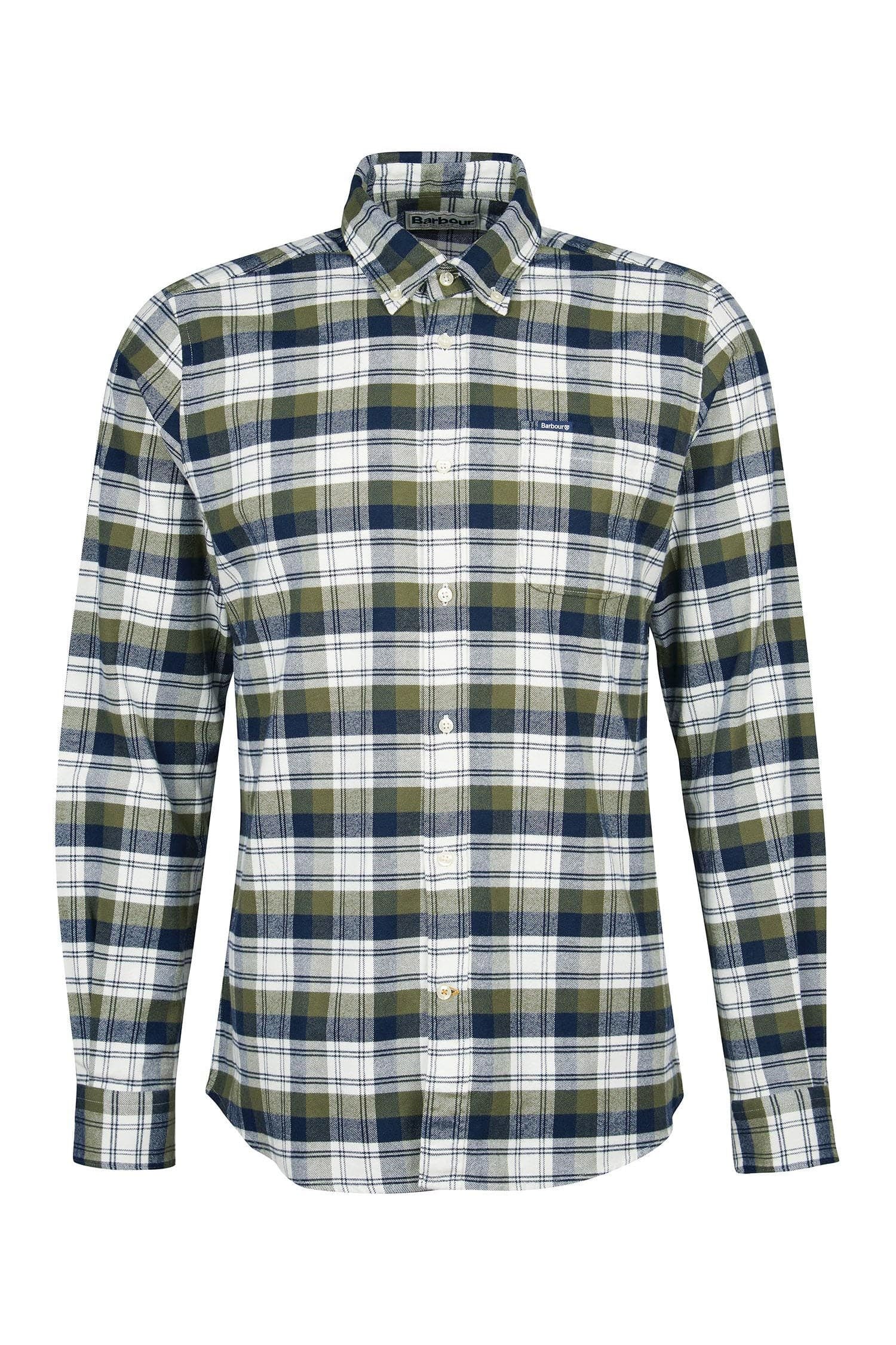 Barbour Stonewell Tailored Fit Shirt - Olive