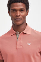 Barbour Tartan Pique Polo - Pink Clay