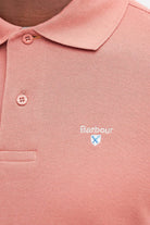 Barbour Tartan Pique Polo - Pink Clay