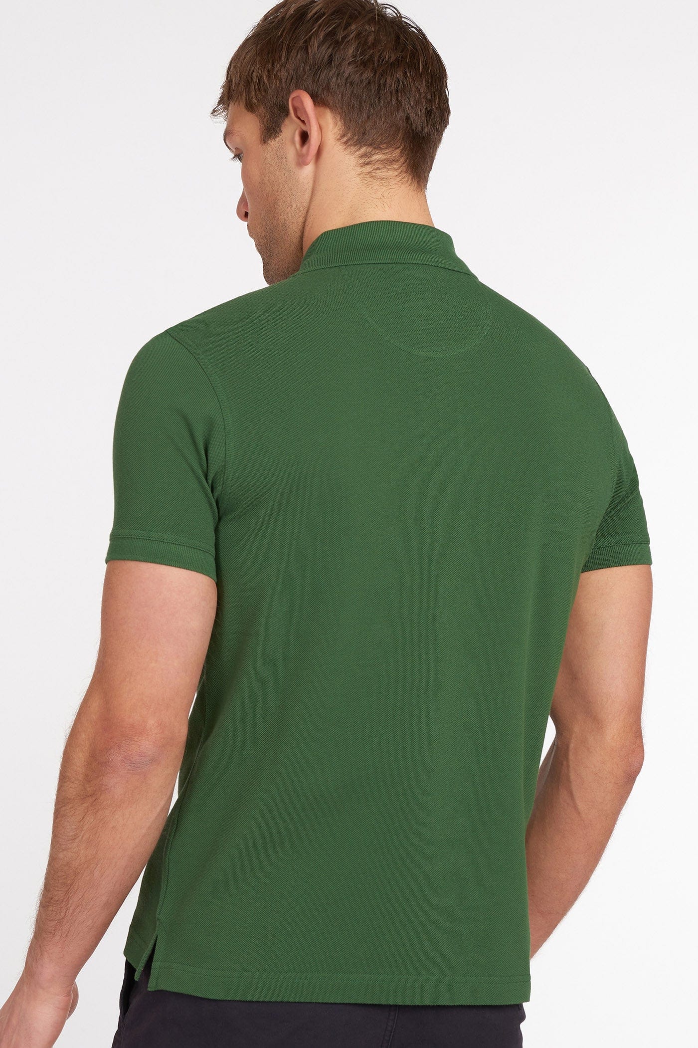 Barbour Tartan Pique Polo - Racing Green