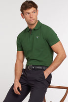 Barbour Tartan Pique Polo - Racing Green