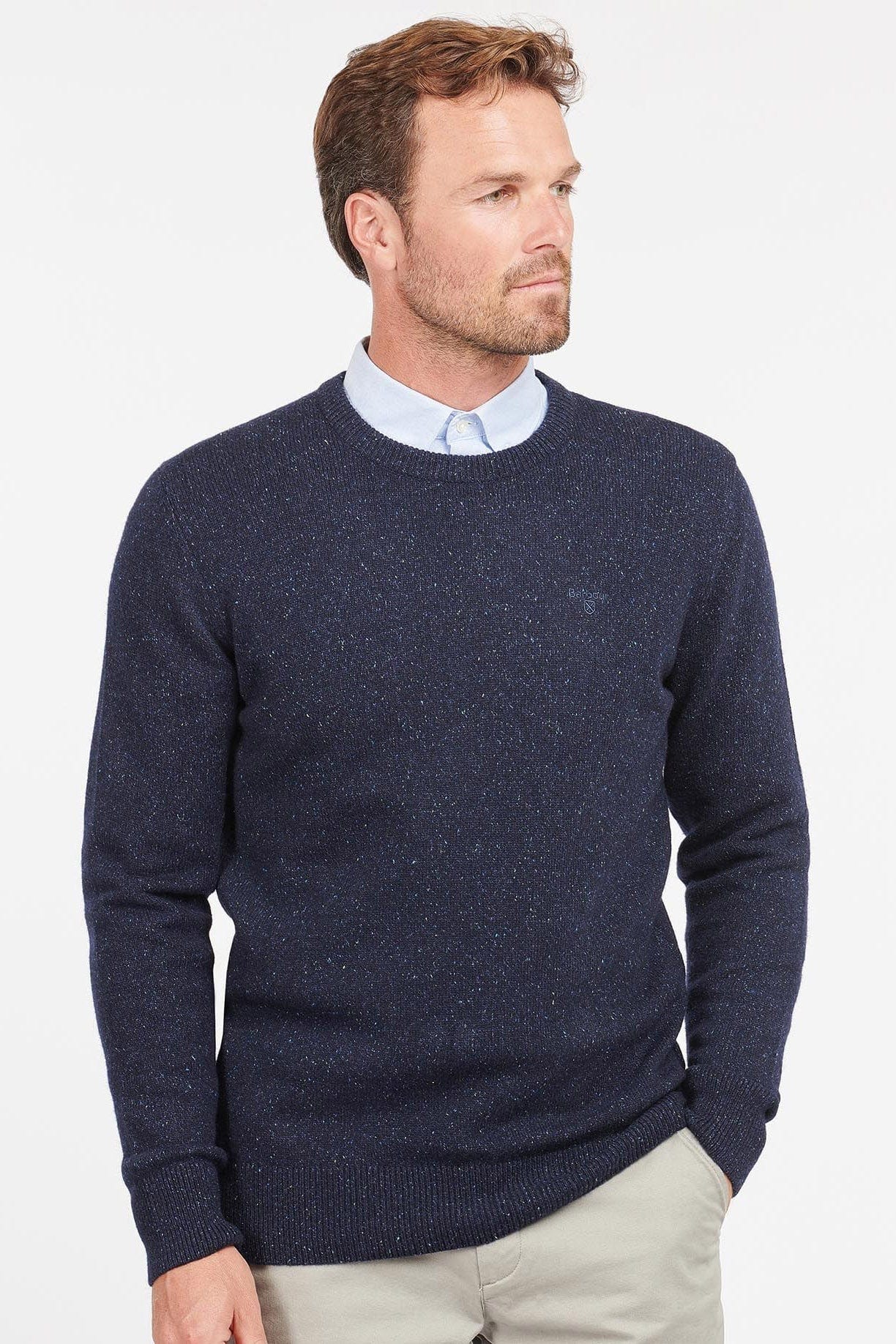 Barbour Tisbury Crew Neck Jumper - Navy