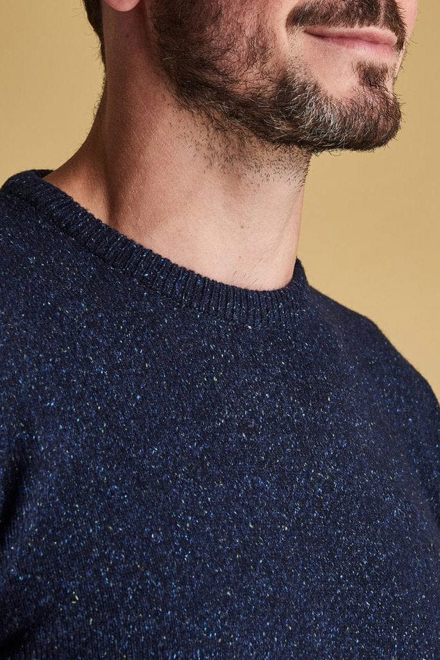 Barbour Tisbury Crew Neck Jumper - Navy