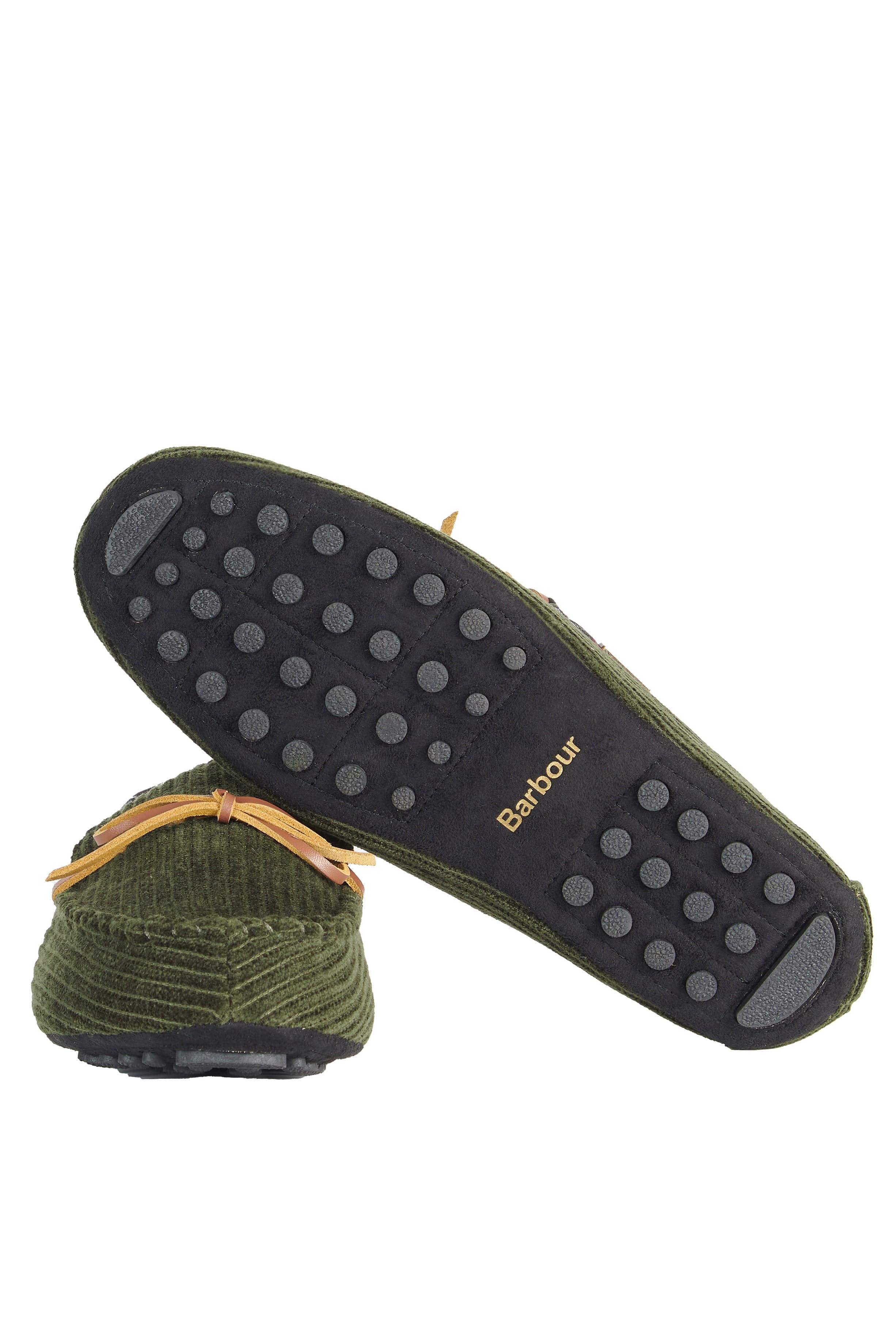 Barbour Tueart Slippers - Olive Cord