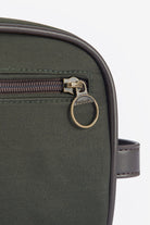 Barbour Wax Washbag - Olive/Brown MAC0404_OL71_OS