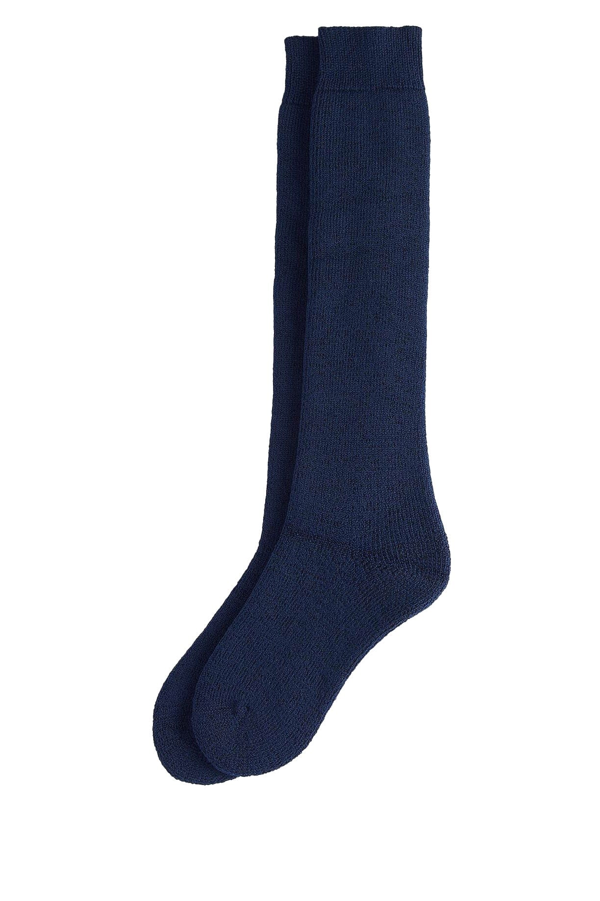 Barbour Wellington Knee Sock - Navy