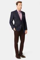 Brook Taverner Camberley Navy Check Jacket