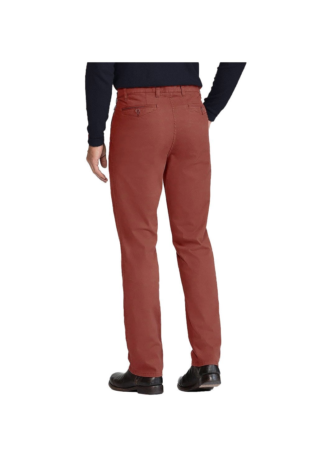 Bruhl Catania B Cotton Stretch Chinos - Dark Red