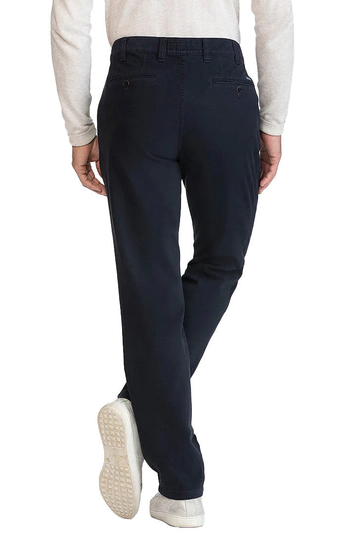 Bruhl Venice B Turn Cotton Stretch Chinos - Dark Blue