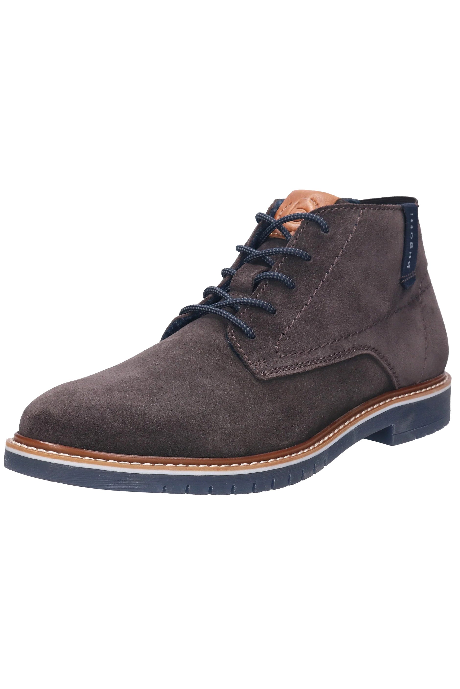 Bugatti Caj Suede Ankle Boots - Dark Grey