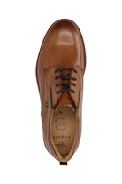 Bugatti Caleo ExKo Comfort Wide Leather Shoes - Cognac