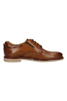 Bugatti Caleo ExKo Comfort Wide Leather Shoes - Cognac