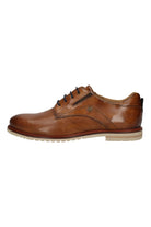 Bugatti Caleo ExKo Comfort Wide Leather Shoes - Cognac