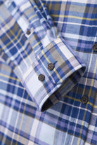 Bugatti Check Brushed Cotton Shirt - Blue