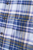 Bugatti Check Brushed Cotton Shirt - Blue