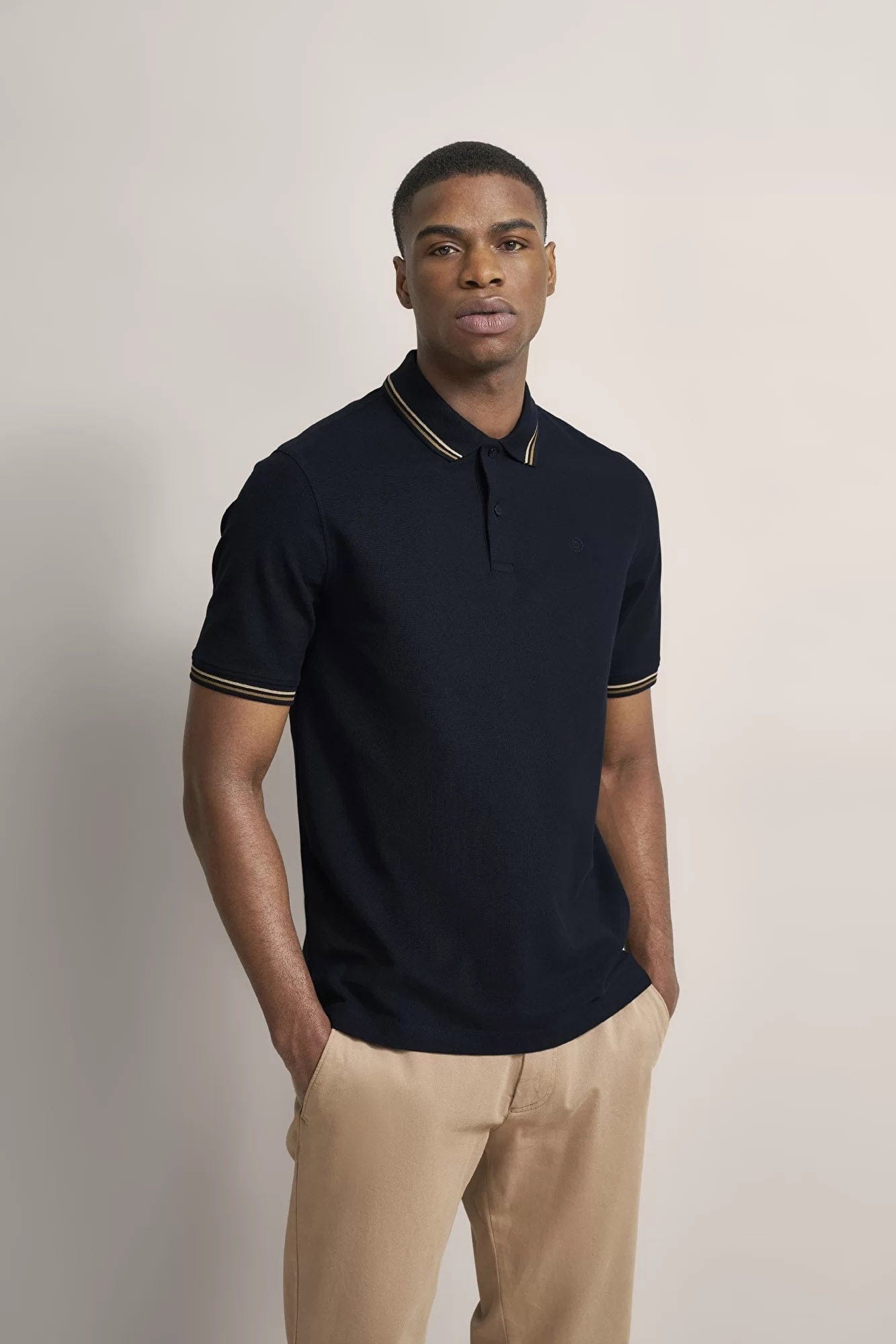 Bugatti Cotton Polo Shirt - Navy