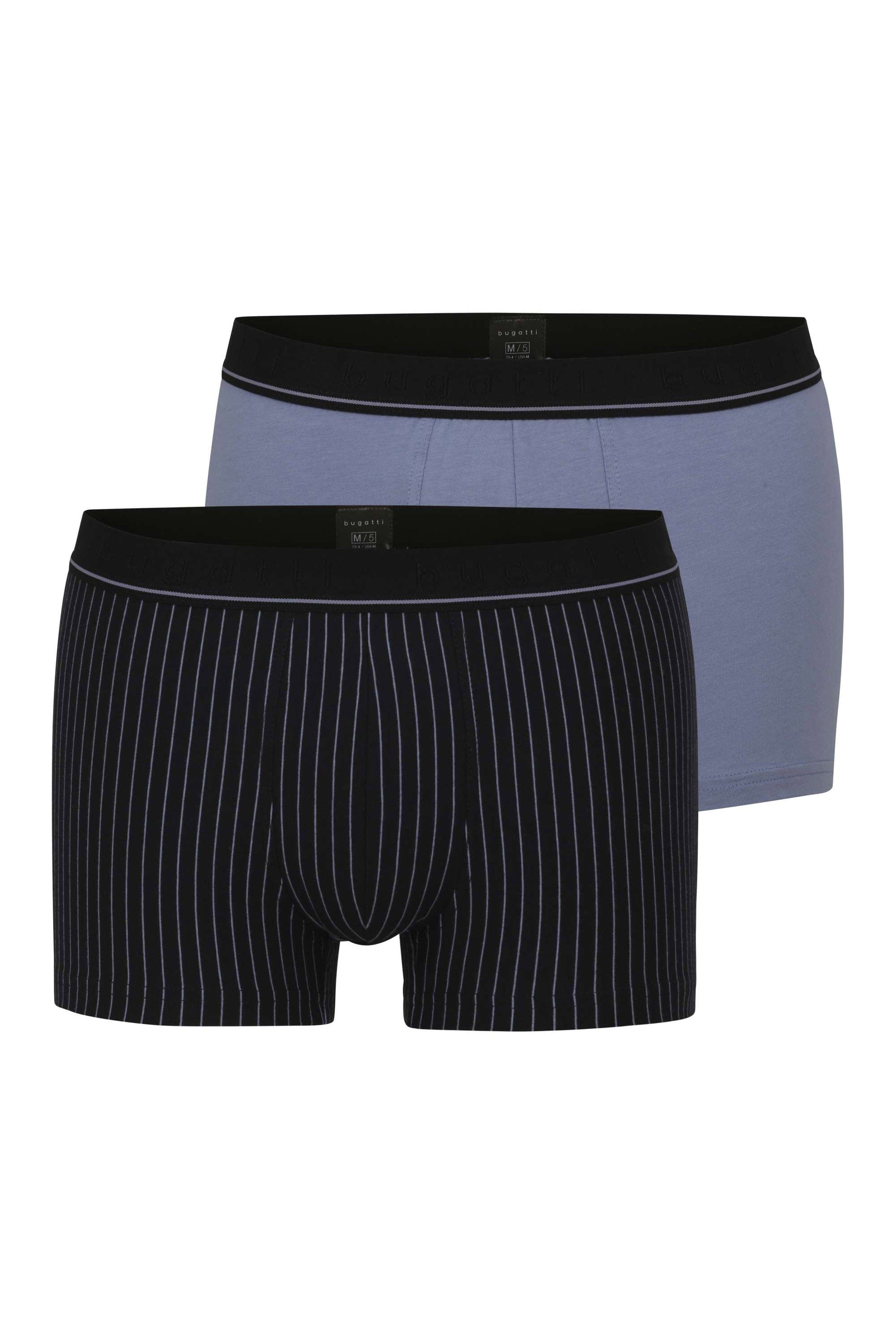 Bugatti Flexcity 2 Pack Trunks - Black Stripe/Blue