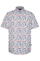 Bugatti Floral Print Short Sleeve Shirt - Multi