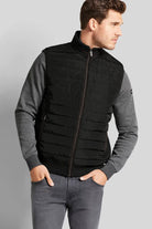 Bugatti Hybrid Quilted Gilet - Anthracite