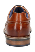 Bugatti Laziano Comfort Leather Shoes - Cognac