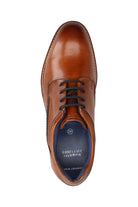 Bugatti Laziano Comfort Leather Shoes - Cognac