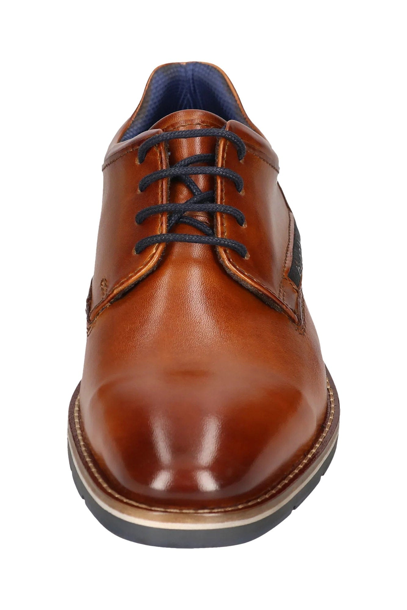 Bugatti Laziano Comfort Leather Shoes - Cognac