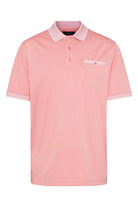 Bugatti Polo Shirt with Contrast Detail - Apricot