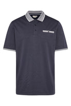 Bugatti Polo Shirt with Contrast Detail - Navy