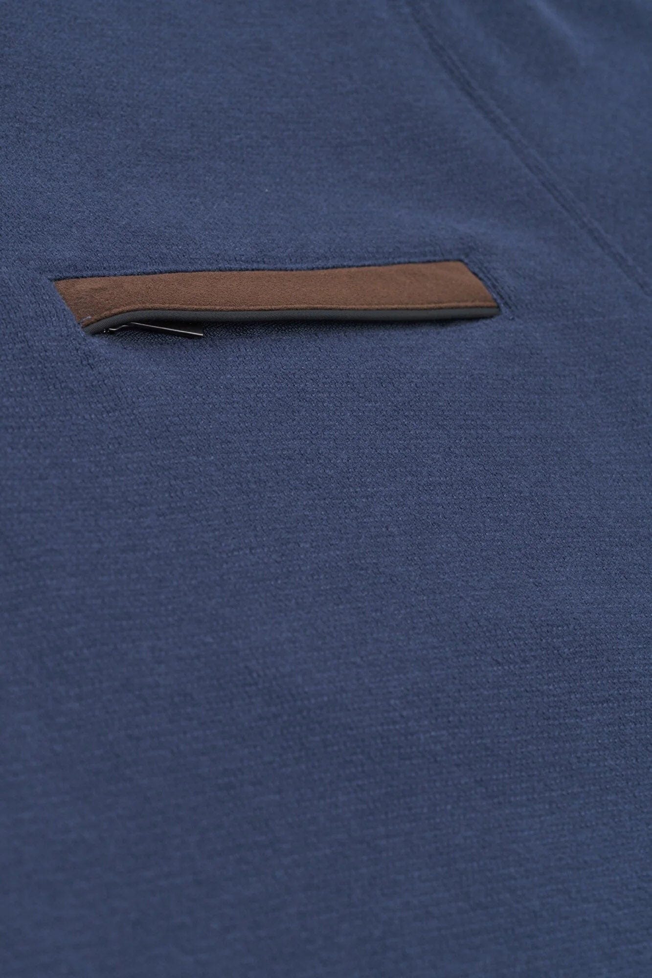 Bugatti Quarter Zip Super Soft Sweatshirt - Mid Blue