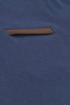 Bugatti Quarter Zip Super Soft Sweatshirt - Mid Blue