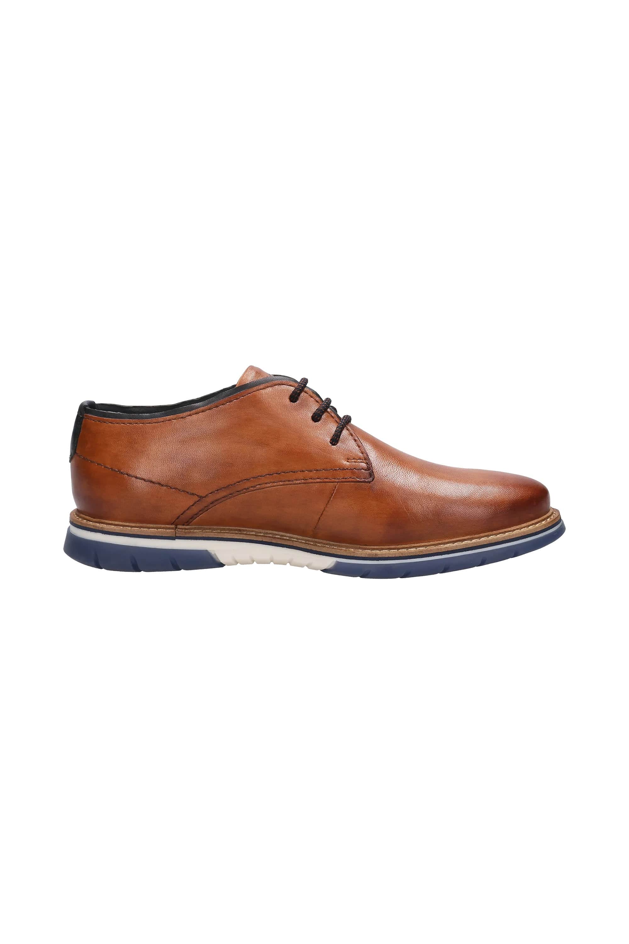 Bugatti Sammy Comfort Lace Up Shoes - Cognac