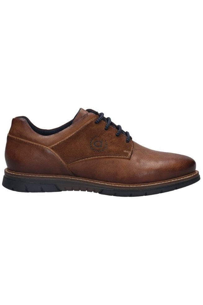 Bugatti Sammy Soft Fit Lace Up Shoes - Cognac