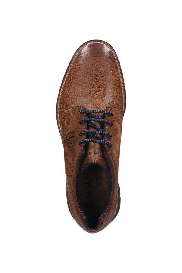 Bugatti Sammy Soft Fit Lace Up Shoes - Cognac