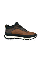 Bugatti Samper Leather Trainers - Cognac Brown